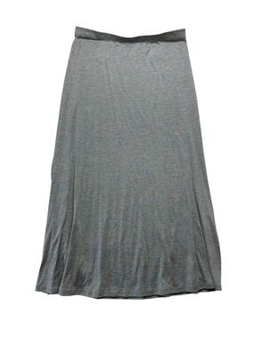 Eileen Fisher size large new flutter maxi skirt moon Light Gray Women's A-Line